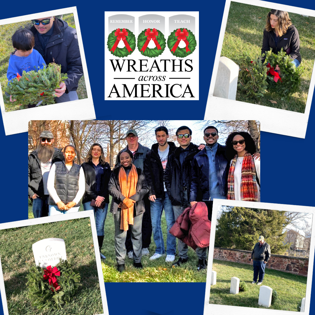 S2i2 staff volunteering for Wreaths Across America